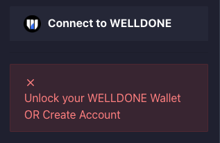 Connect Wallet Locked